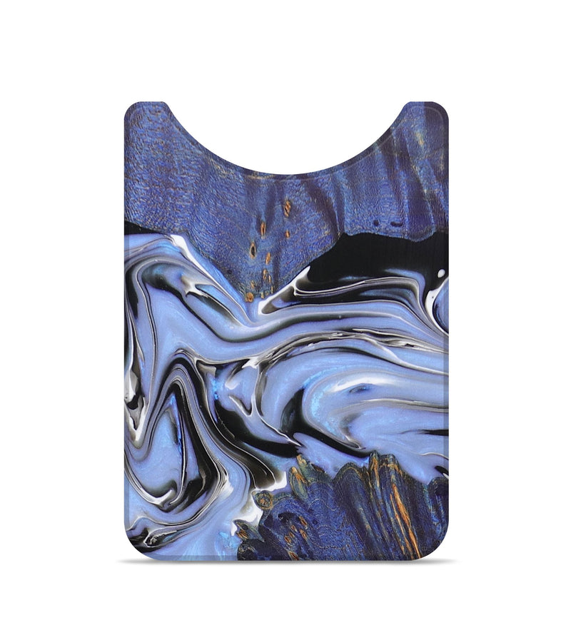 Live Edge Wood+Resin Wallet - Beverly (Blue, 673740)