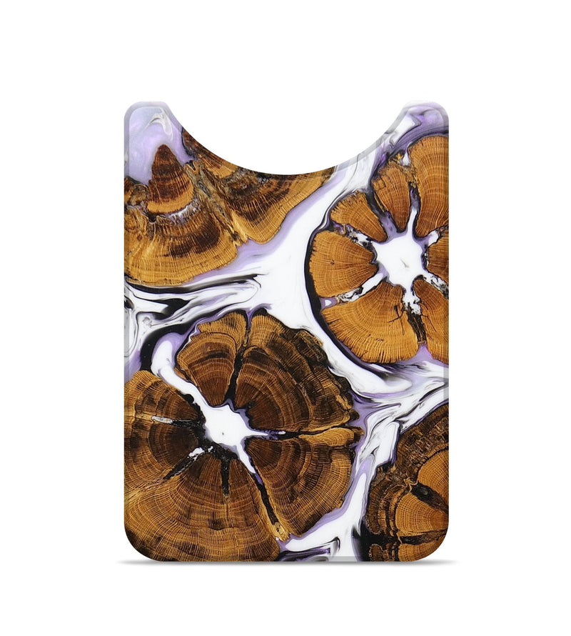 Live Edge Wood+Resin Wallet - Emilio (Black & White, 673743)