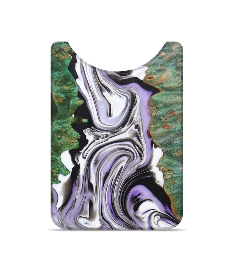 Live Edge Wood+Resin Wallet - Lilith (Purple, 673744)