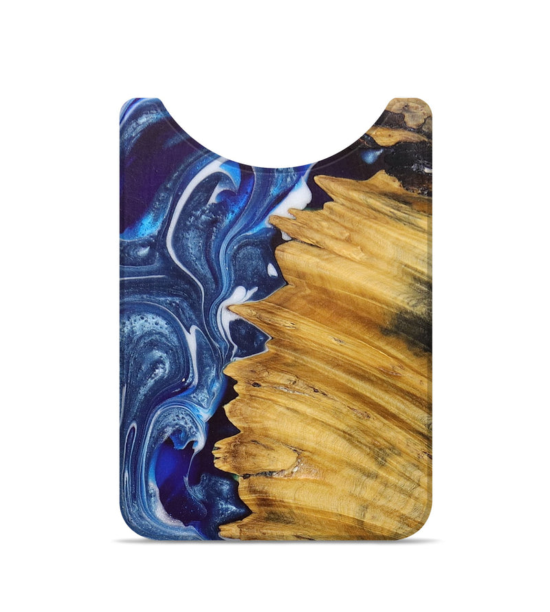 Live Edge Wood+Resin Wallet - Frank (Blue, 673745)