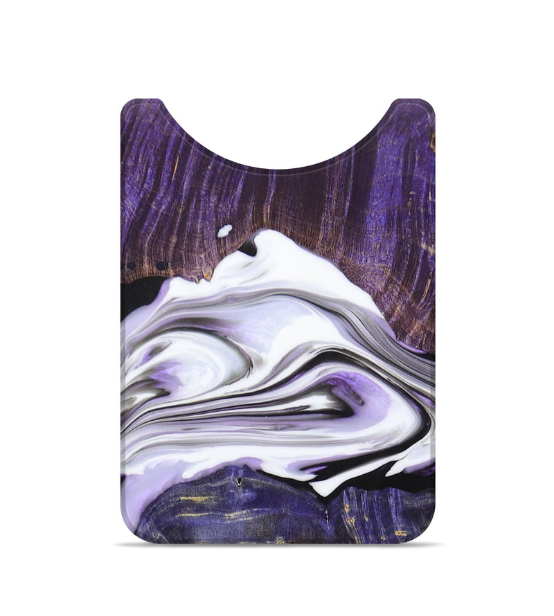 Live Edge Wood+Resin Wallet - Kizzy (Purple, 673751)