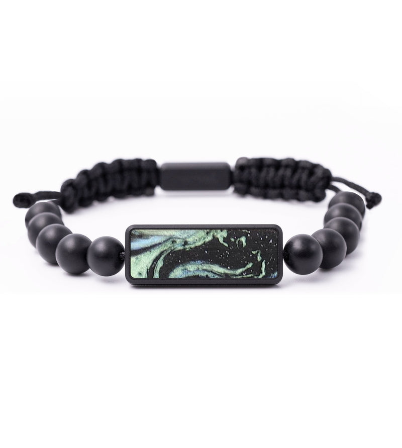 Onyx Bead Wood+Resin Bracelet - Tierra (Aurora, 673787)