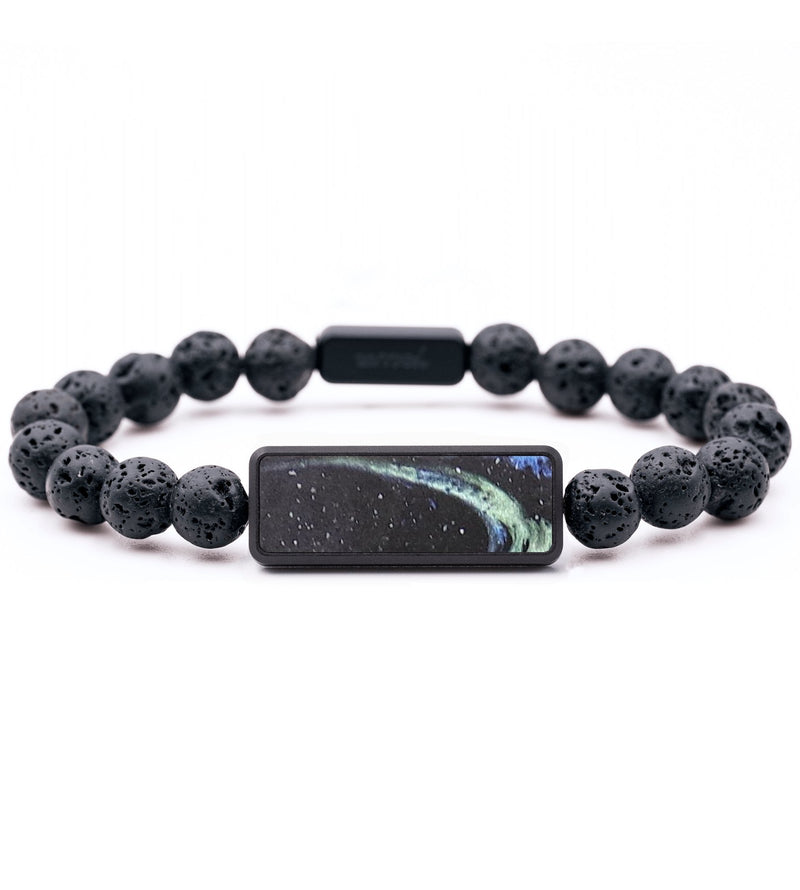 Lava Bead Wood+Resin Bracelet - Marely (Aurora, 673789)