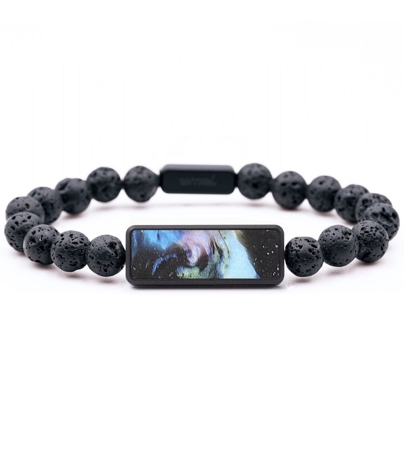 Lava Bead Wood+Resin Bracelet - Holden (Aurora, 673793)