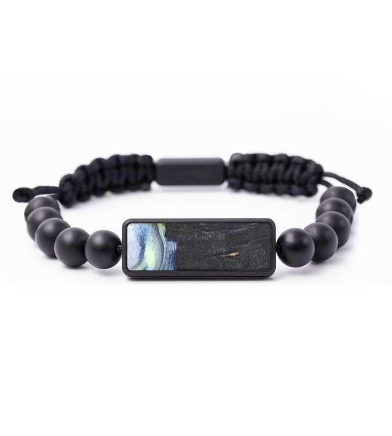 Onyx Bead Wood+Resin Bracelet - Londyn (Aurora, 673885)