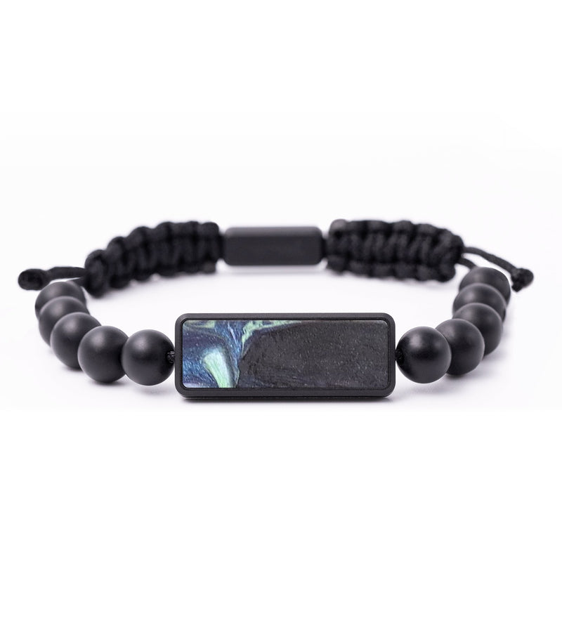 Onyx Bead Wood+Resin Bracelet - Atticus (Aurora, 673886)
