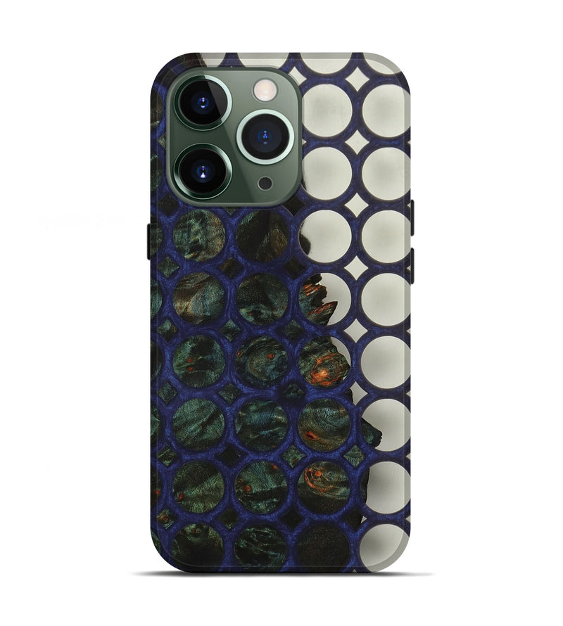 iPhone 13 Pro Wood+Resin Live Edge Phone Case - Carl (Clear, 674017)
