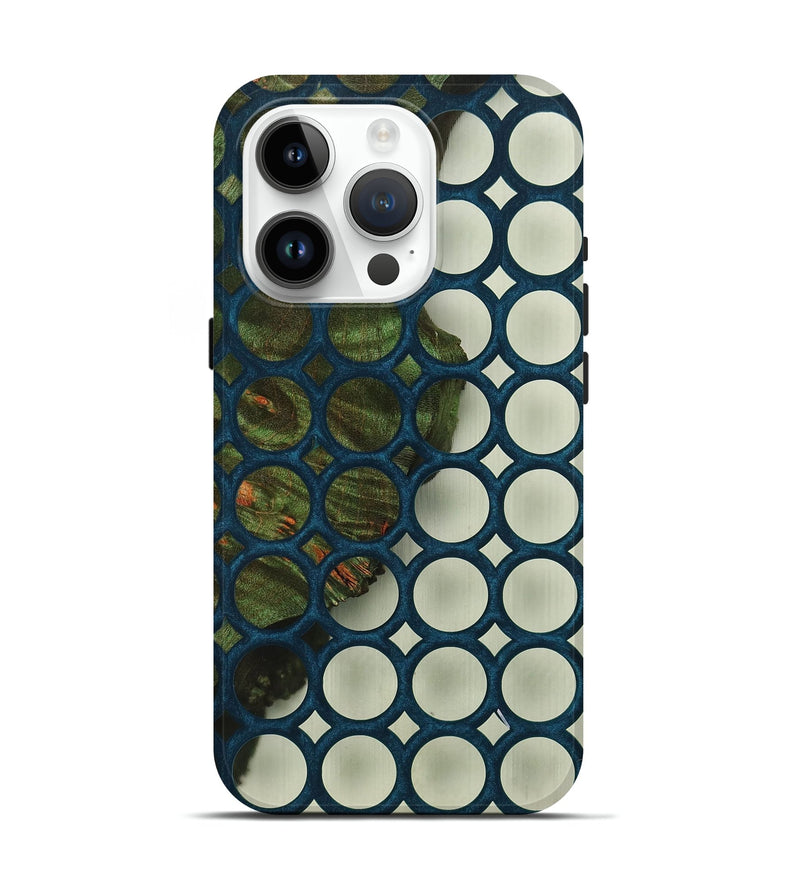iPhone 15 Pro Wood+Resin Live Edge Phone Case - Frank (Clear, 674026)