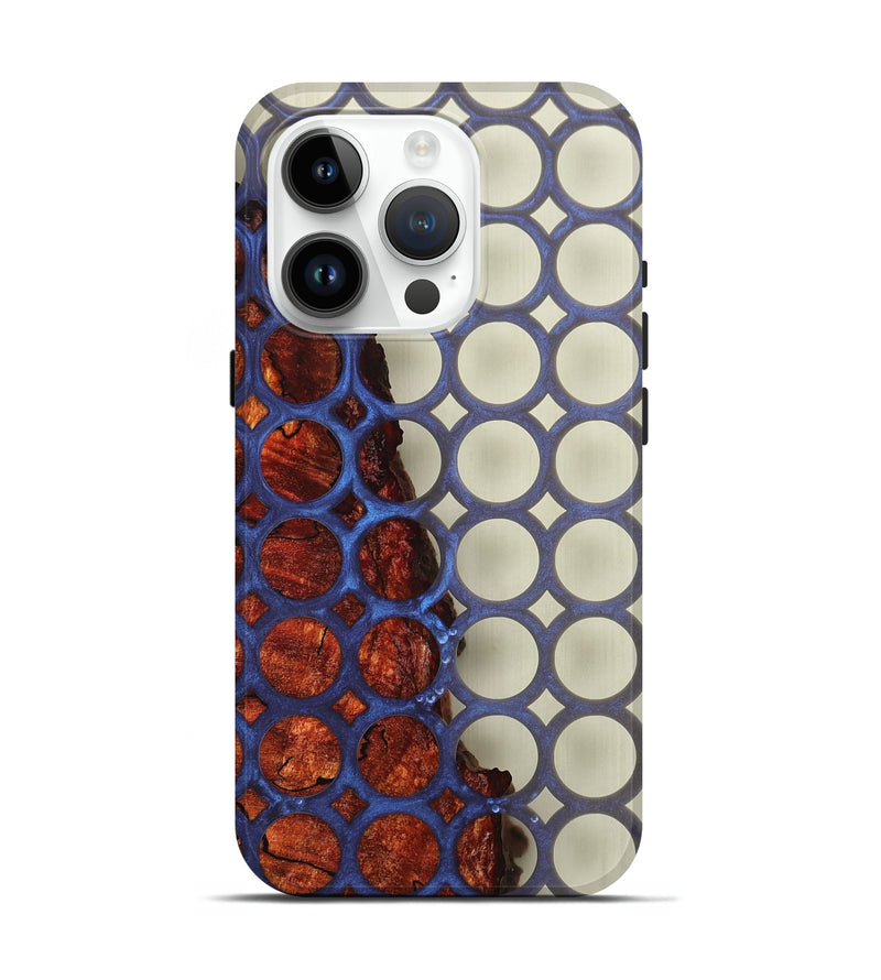 iPhone 15 Pro Wood+Resin Live Edge Phone Case - Oaklynn (Clear, 674028)