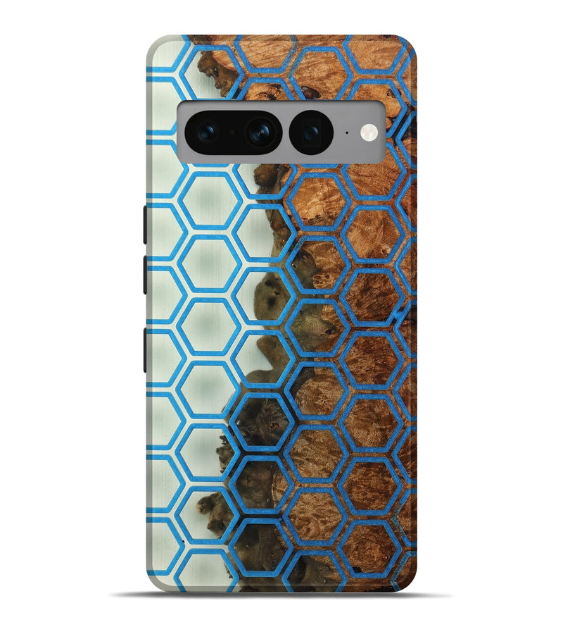 Pixel 7 Pro Wood+Resin Live Edge Phone Case - Lindsey (Clear, 674031)