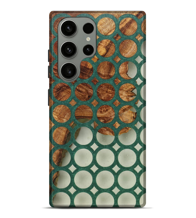 Galaxy S23 Ultra Wood+Resin Live Edge Phone Case - Adrienne (Clear, 674059)