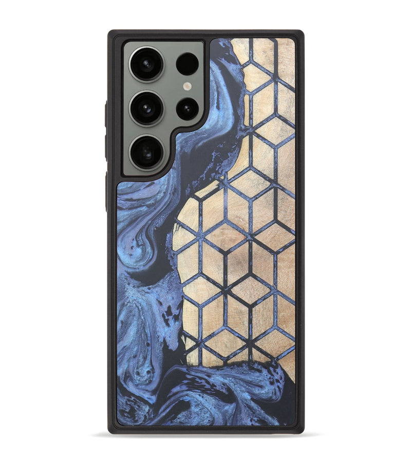 Galaxy S23 Ultra Wood+Resin Phone Case - Kiley (Pattern, 674130)