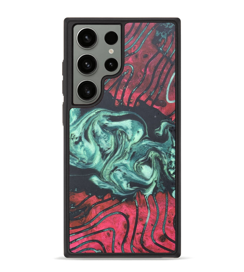 Galaxy S23 Ultra Wood+Resin Phone Case - Destinee (Pattern, 674135)