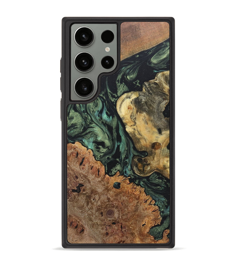 Galaxy S23 Ultra Wood+Resin Phone Case - Beckham (Mosaic, 674250)