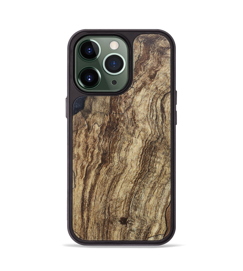 iPhone 13 Pro Wood+Resin Phone Case - Aiden (Wood Burl, 674310)