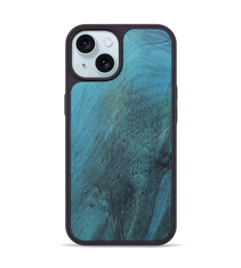 iPhone 15 Wood+Resin Phone Case - Wilbert (Wood Burl, 674311)