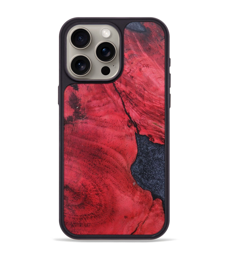 iPhone 15 Pro Max Wood+Resin Phone Case - Enrique (Wood Burl, 674327)