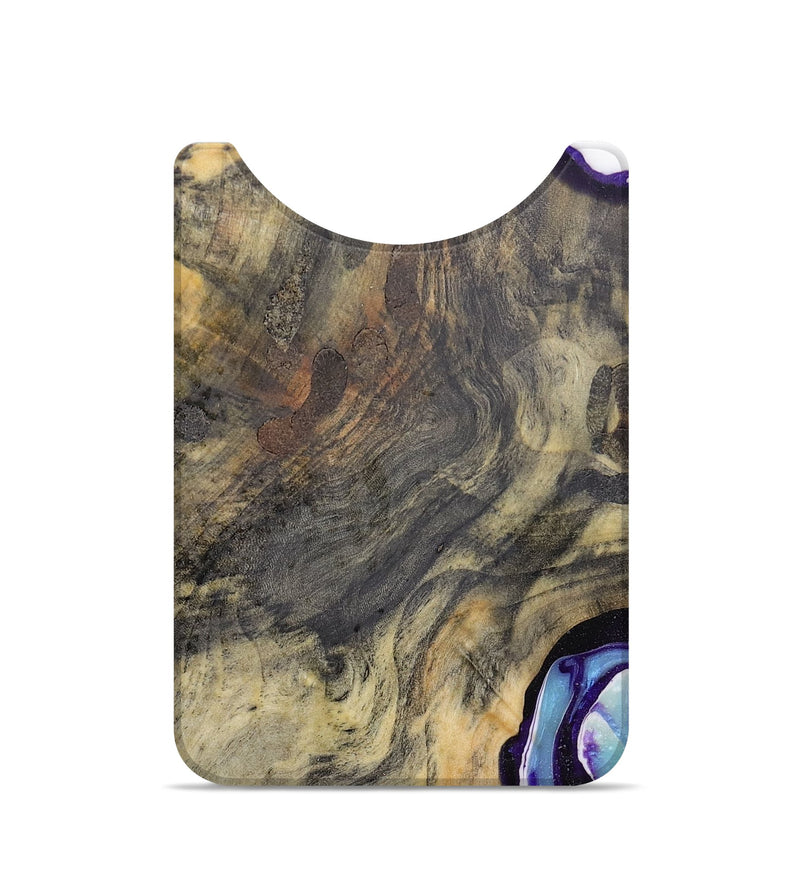 Live Edge Wood+Resin Wallet - Madilyn (Wood Burl, 674468)
