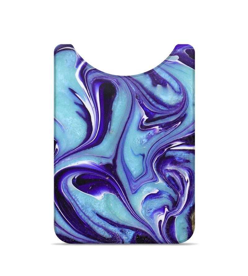 Live Edge ResinArt Wallet - Trudy (Blue, 674470)