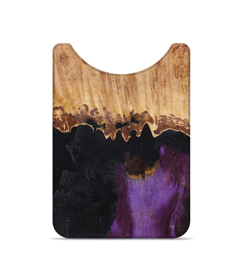 Live Edge Wood+Resin Wallet - Kiana (Wood Burl, 674483)