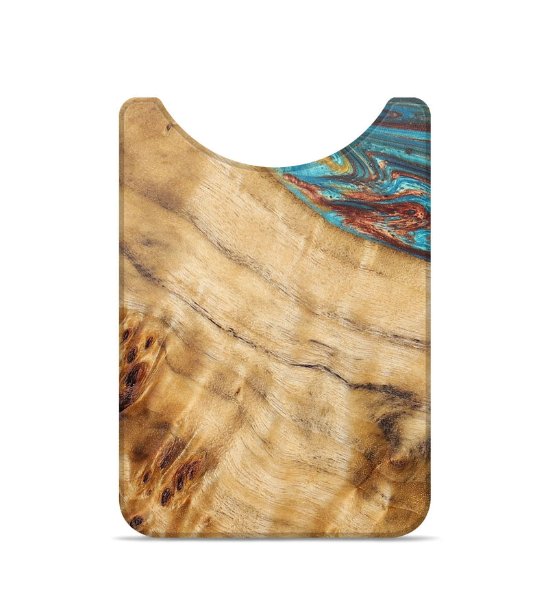 Live Edge Wood+Resin Wallet - Irene (Wood Burl, 674506)