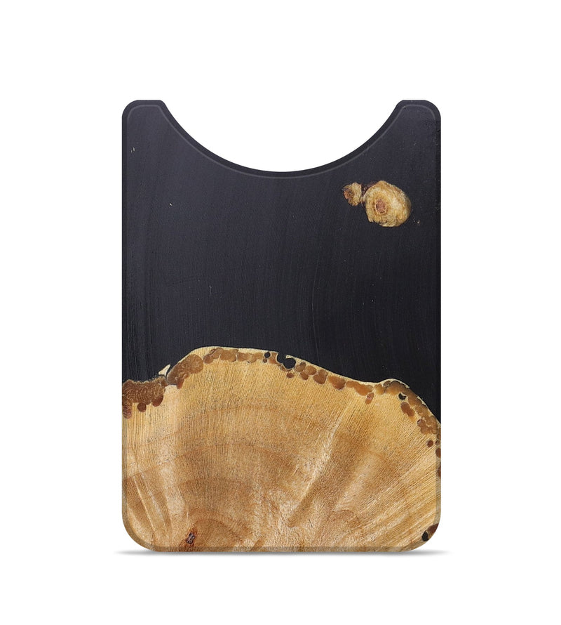 Live Edge ResinArt Wallet - Simon (Pure Black, 674510)