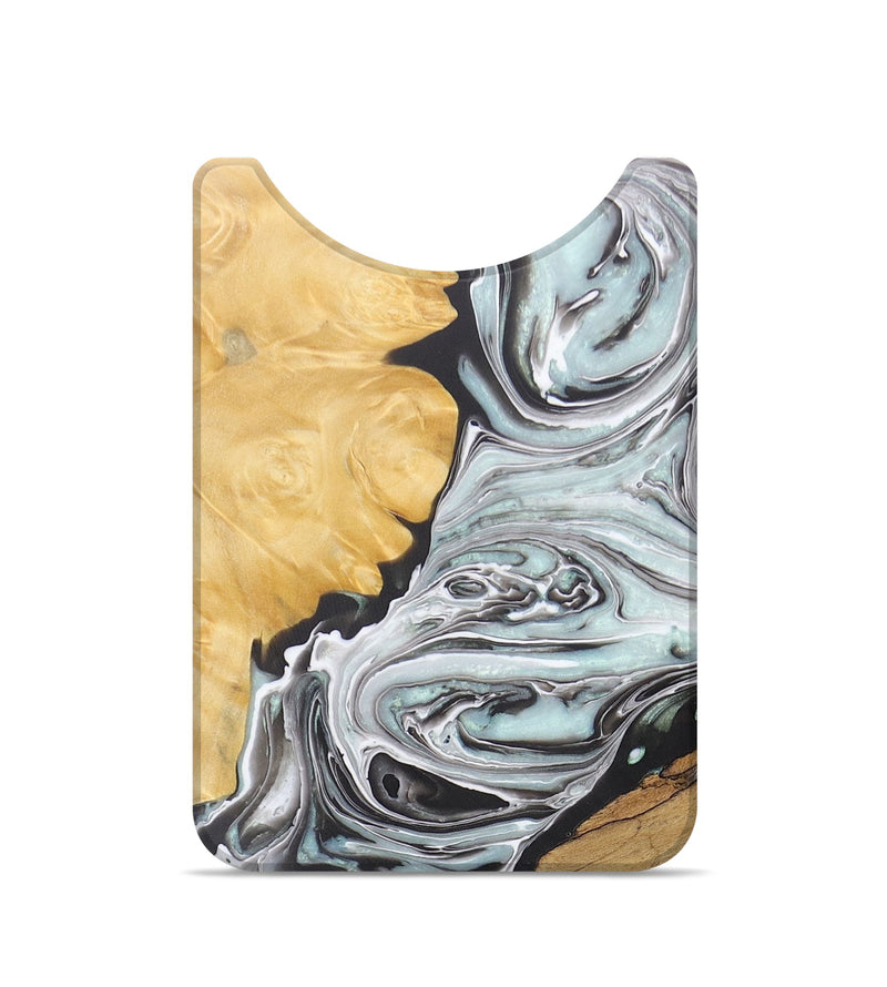 Live Edge Wood+Resin Wallet - Cade (Blue, 674511)