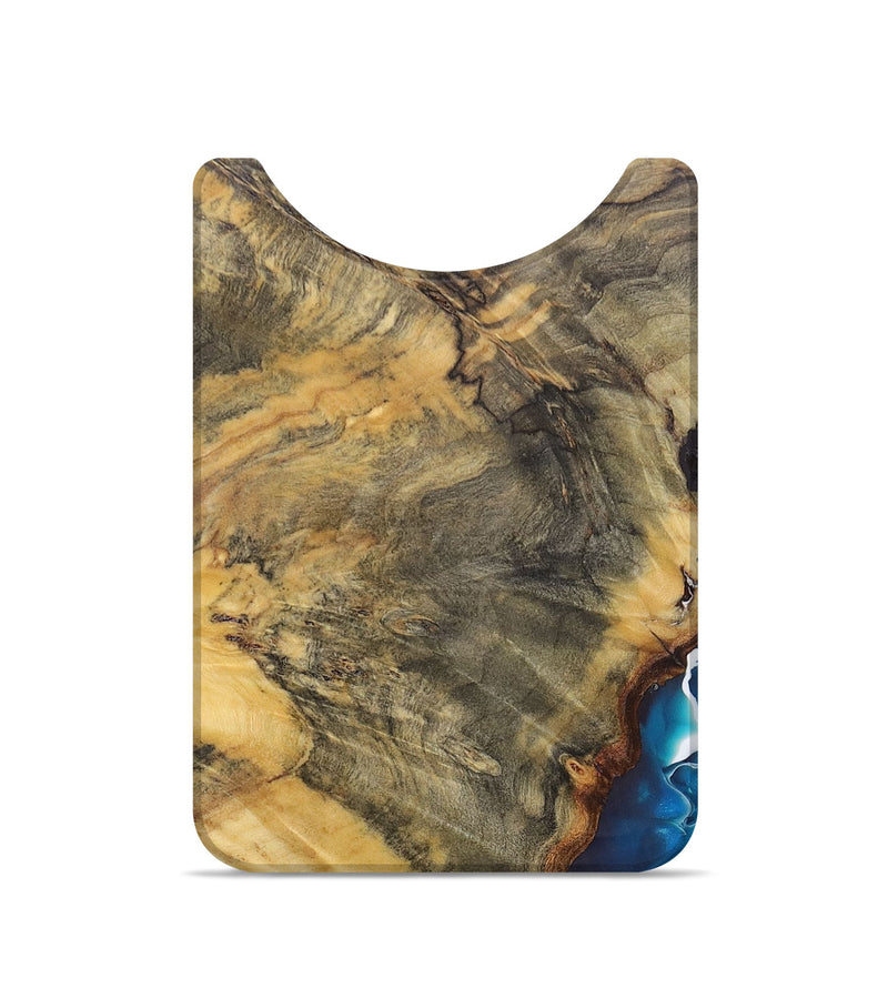 Live Edge Wood+Resin Wallet - Betty (Wood Burl, 674513)
