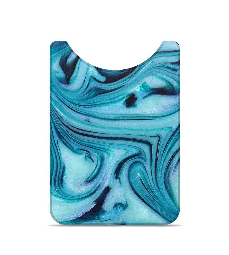Live Edge Wood+Resin Wallet - Eli (Blue, 674534)