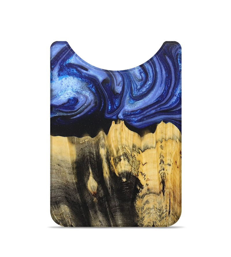 Live Edge Wood+Resin Wallet - Sydney (Blue, 674539)