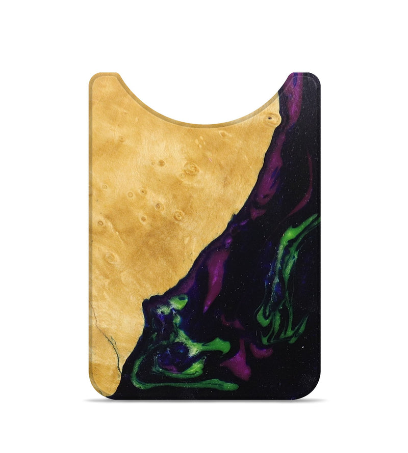 Live Edge Wood+Resin Wallet - Charles (Purple, 674584)