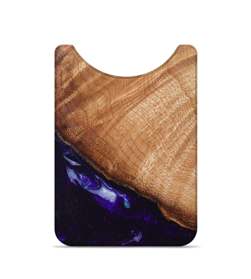 Live Edge Wood+Resin Wallet - Jaxon (Purple, 674585)
