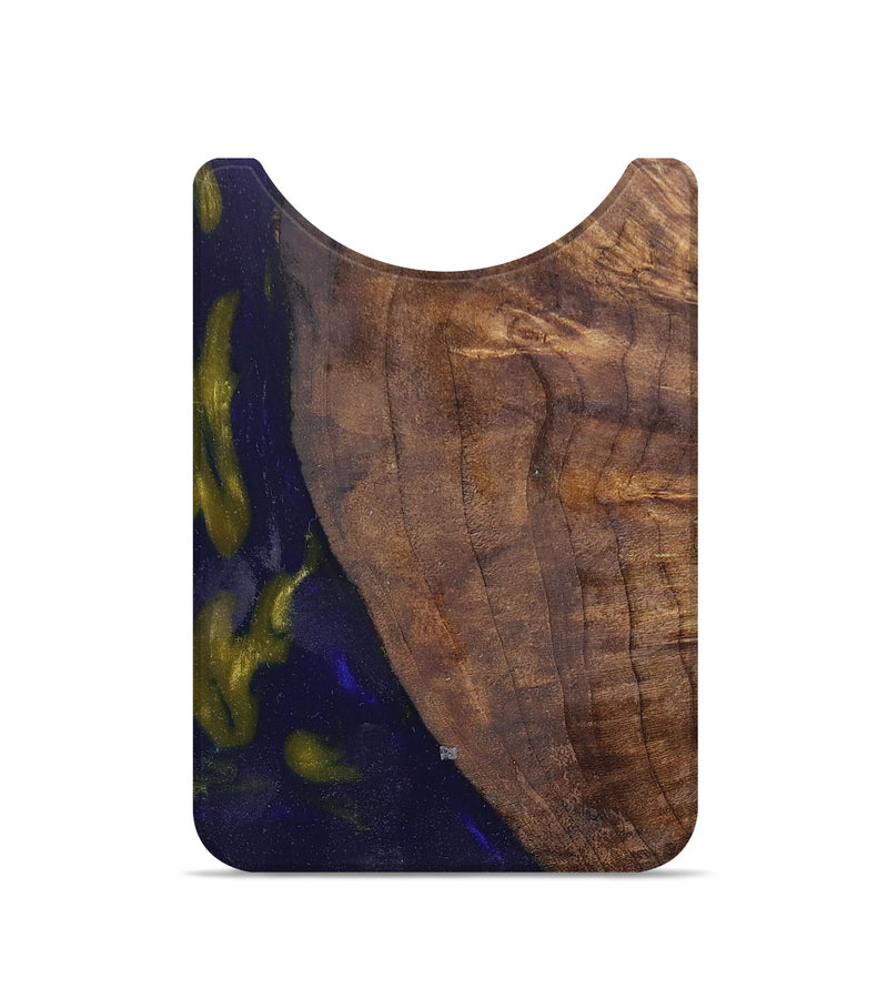 Live Edge Wood+Resin Wallet - Caleb (Purple, 674592)