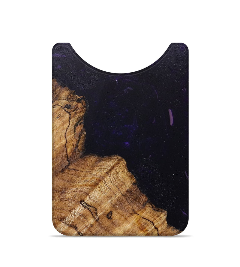 Live Edge Wood+Resin Wallet - Rodney (Purple, 674598)