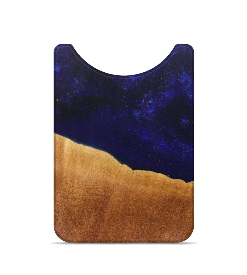 Live Edge Wood+Resin Wallet - Bryce (Blue, 674602)