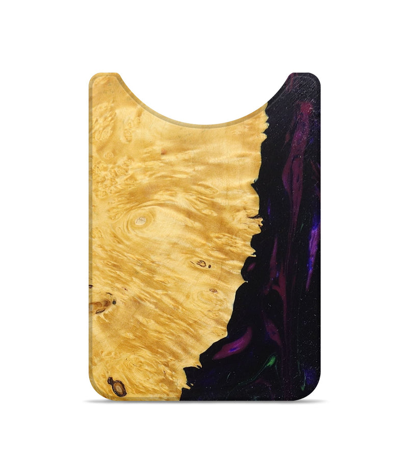 Live Edge Wood+Resin Wallet - Jamie (Purple, 674606)