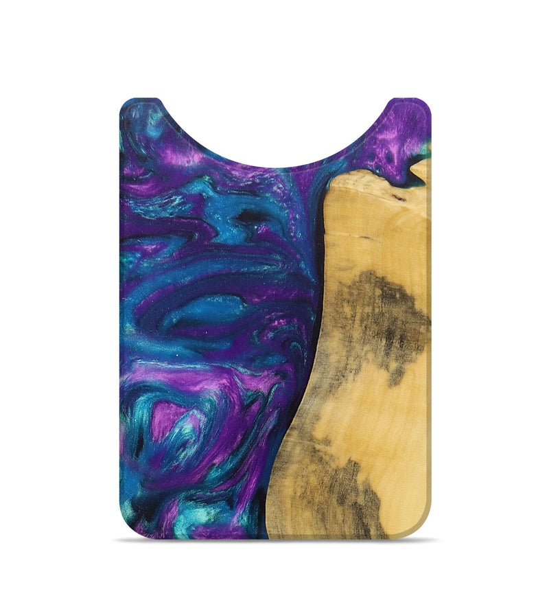 Live Edge Wood+Resin Wallet - Clyde (Purple, 674730)