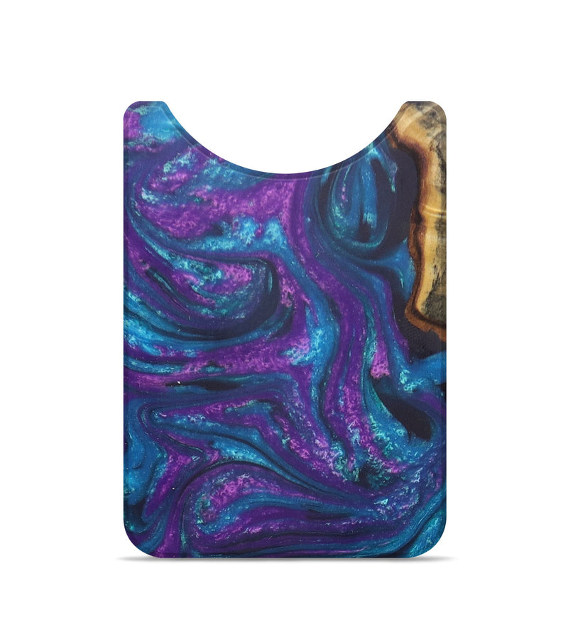 Live Edge Wood+Resin Wallet - Legend (Purple, 674732)