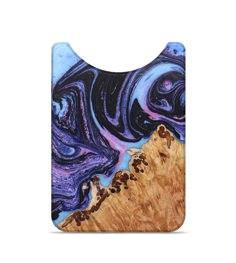 Live Edge Wood+Resin Wallet - Lane (Green, 674746)