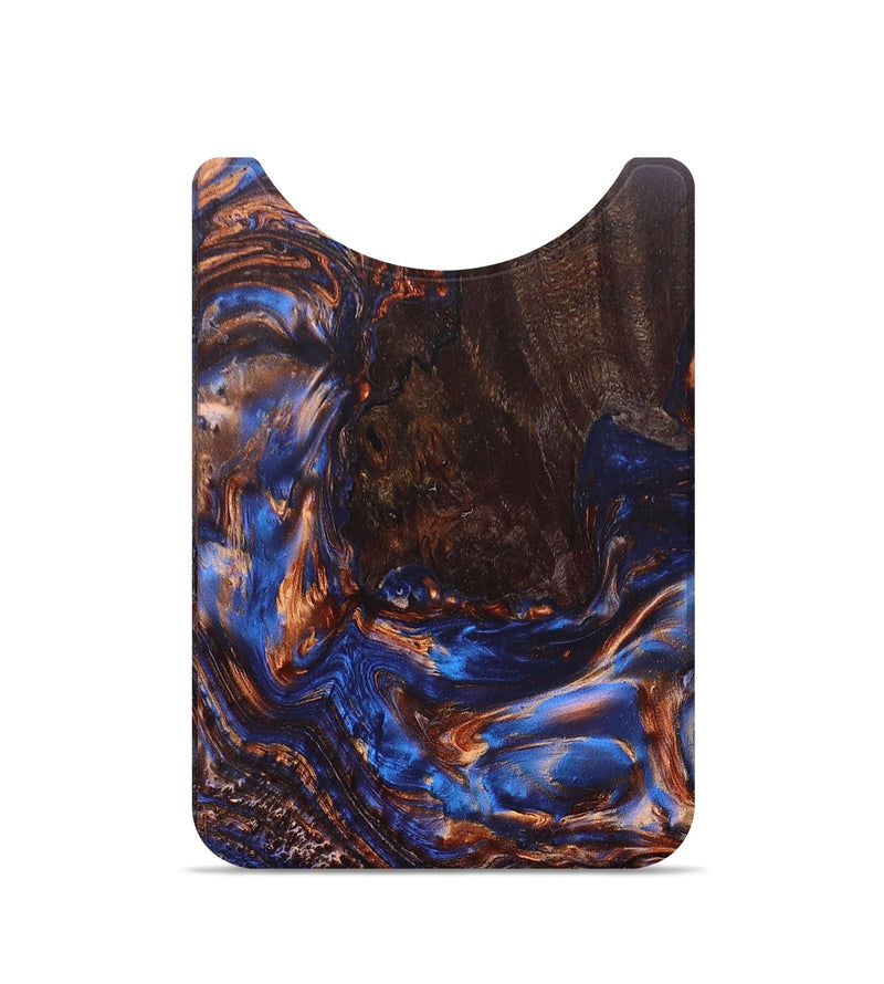 Live Edge Wood+Resin Wallet - Salvador (Blue, 674750)