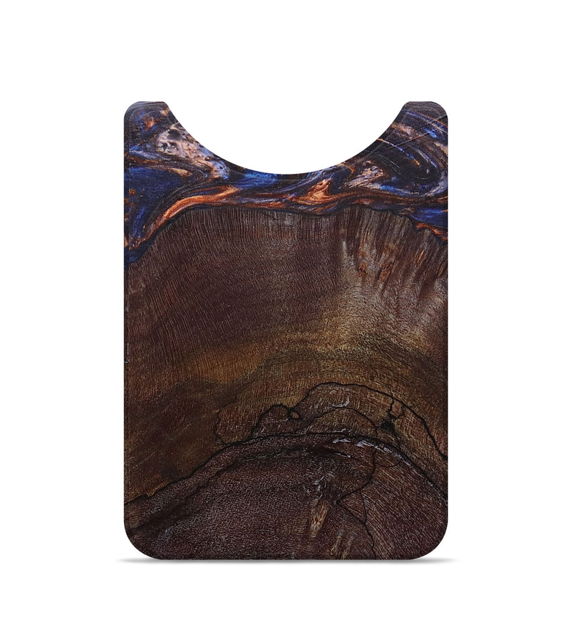 Live Edge Wood+Resin Wallet - Kiley (Blue, 674754)