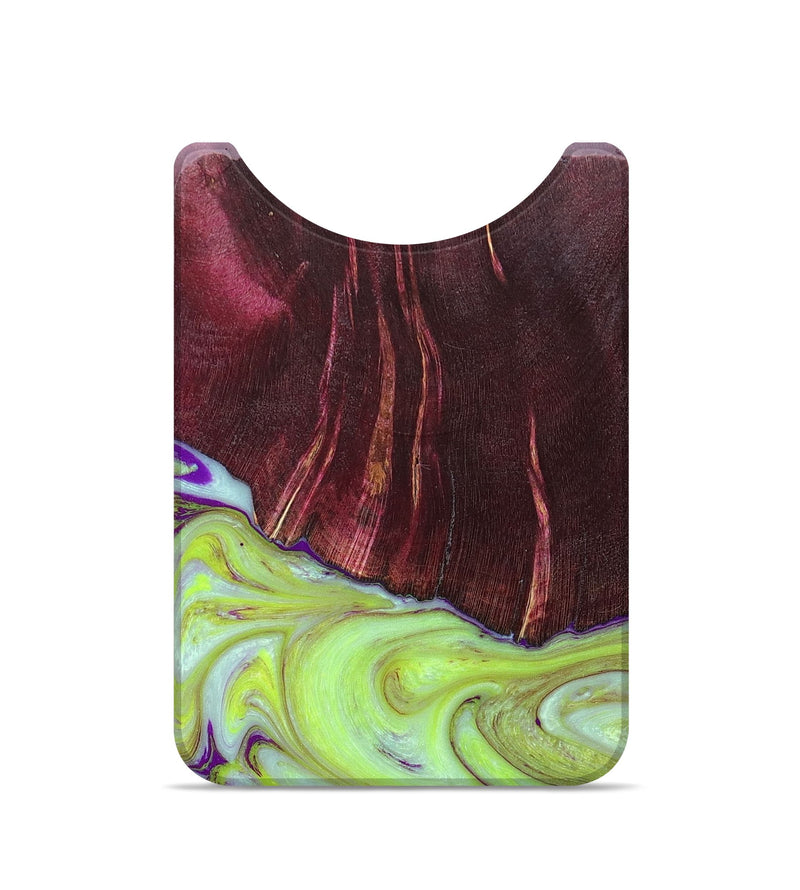 Live Edge Wood+Resin Wallet - Doris (Green, 674755)