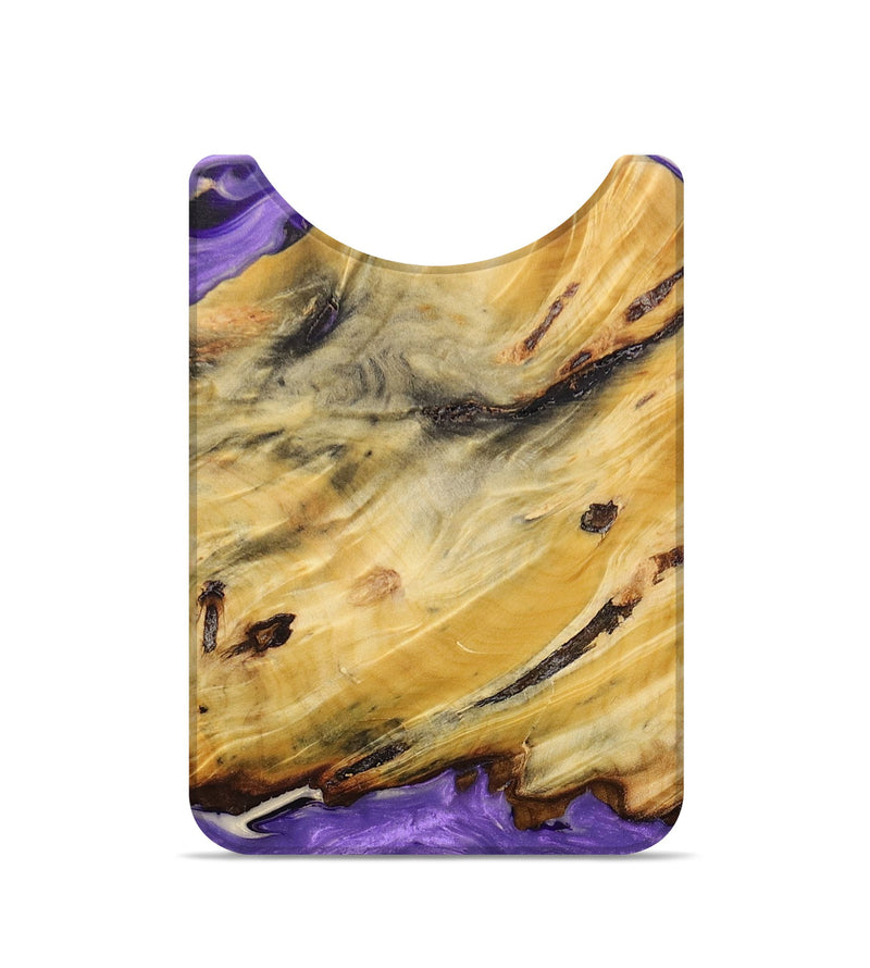 Live Edge Wood+Resin Wallet - Abel (Purple, 674756)