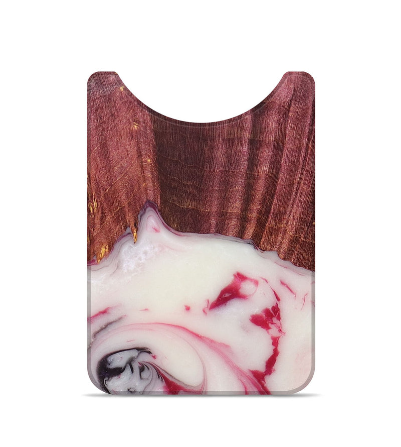 Live Edge Wood+Resin Wallet - Pedro (Red, 674763)