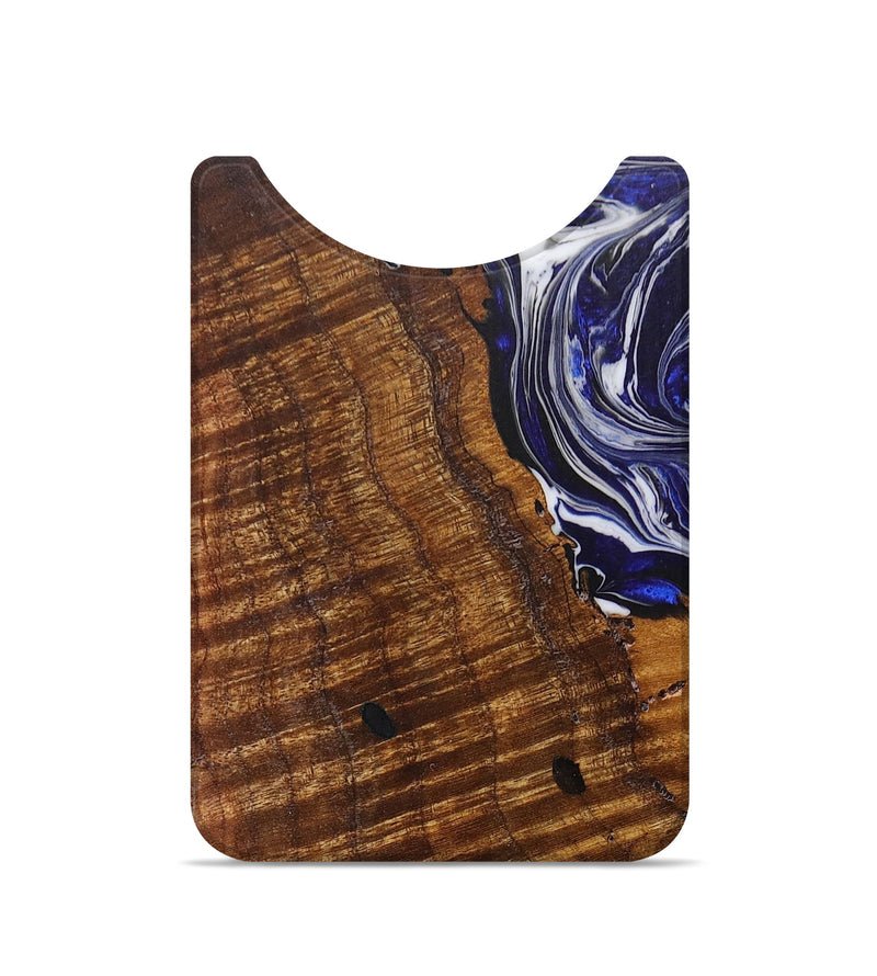 Live Edge Wood+Resin Wallet - Gregory (Blue, 674769)
