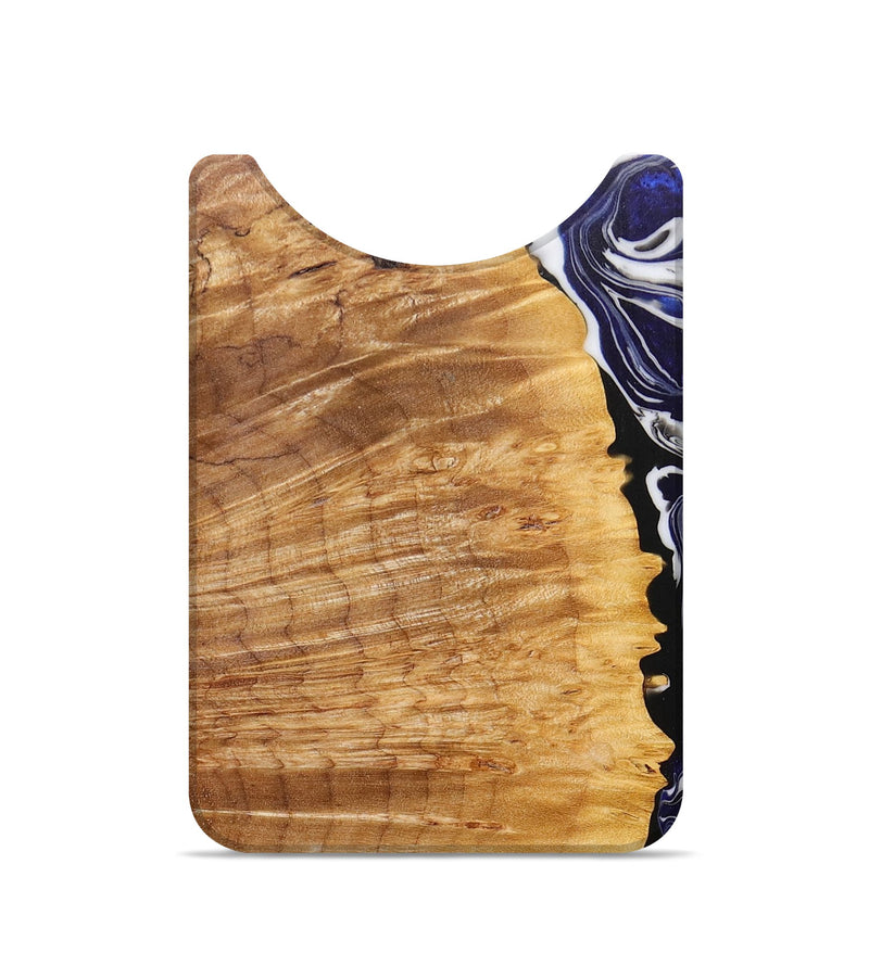 Live Edge Wood+Resin Wallet - Imogene (Blue, 674770)