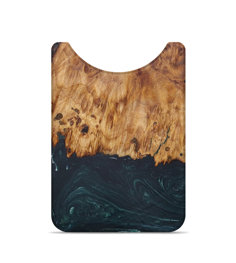 Live Edge Wood+Resin Wallet - Paola (Green, 674776)