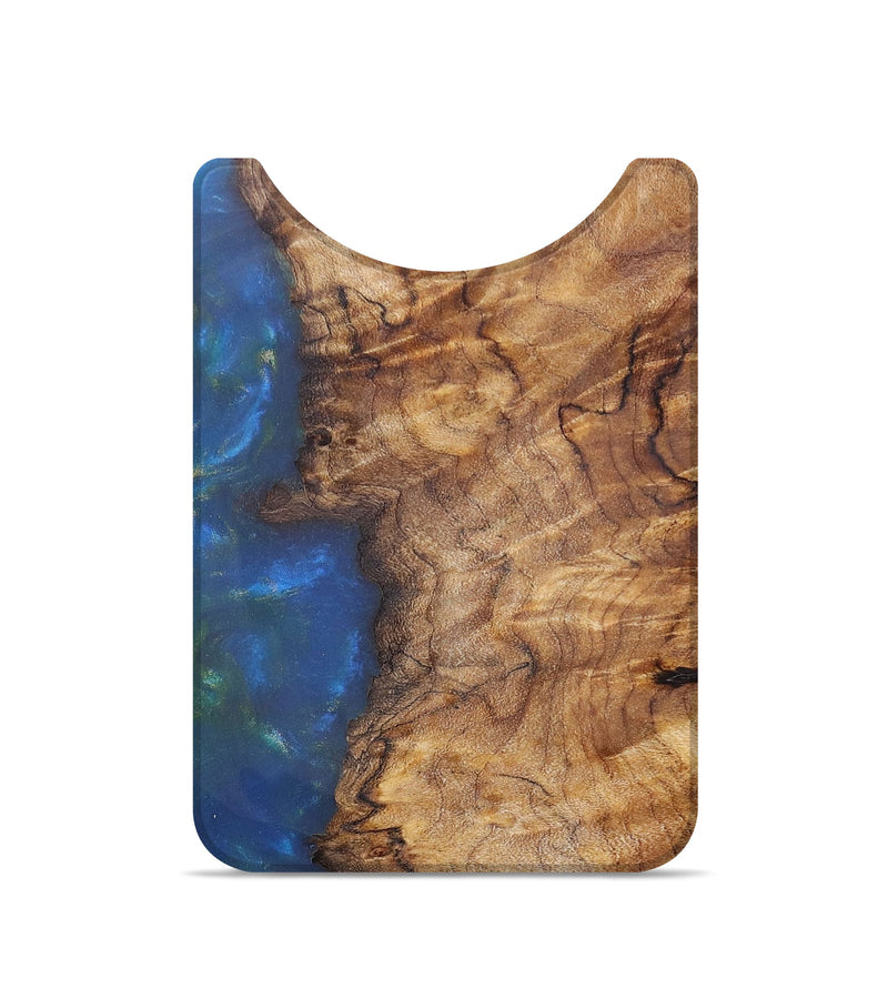 Live Edge Wood+Resin Wallet - Cooper (Blue, 674783)