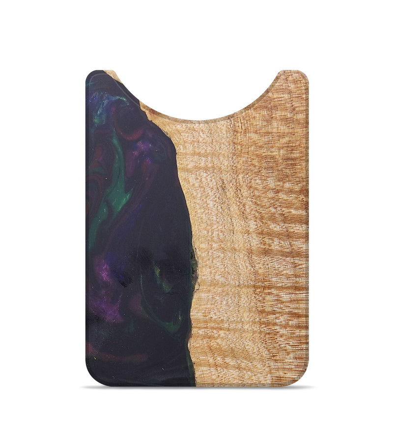 Live Edge Wood+Resin Wallet - Luna (Purple, 674787)