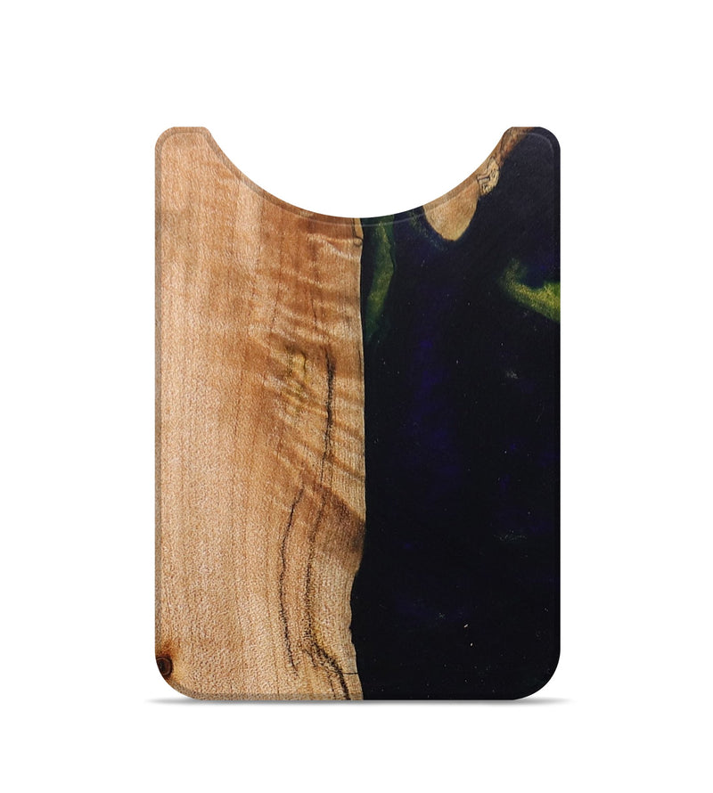 Live Edge Wood+Resin Wallet - Lela (Blue, 674790)